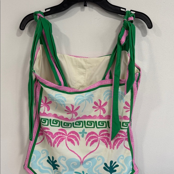 Beach Riot Shona One Piece Tropical Palm, SMALL - Picture 6 of 10